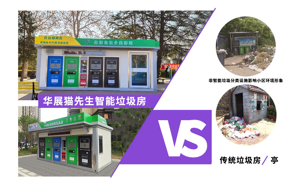 貓先生智能垃圾分類房，定時(shí)定點(diǎn)垃圾收集站 ，垃圾房生產(chǎn)廠家