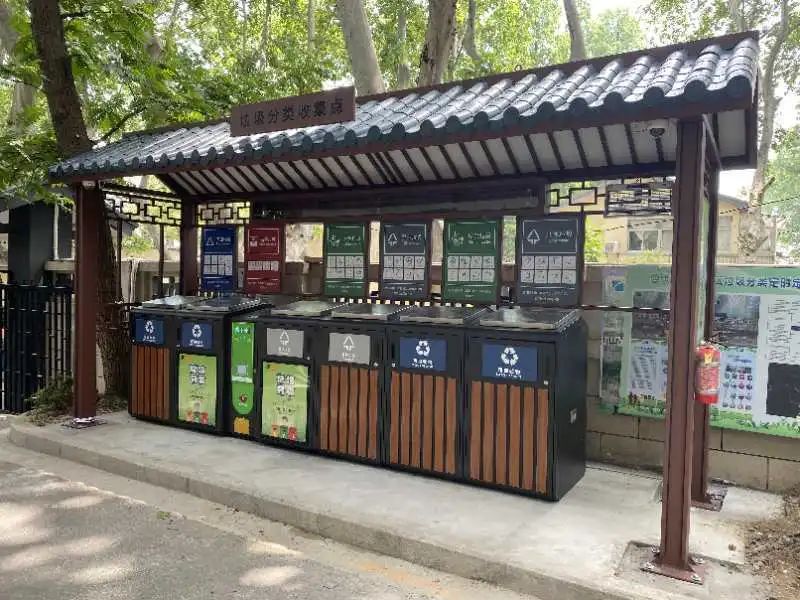 貓先生智能垃圾分類亭，定時定點垃圾收集點 ，垃圾亭生產(chǎn)廠家