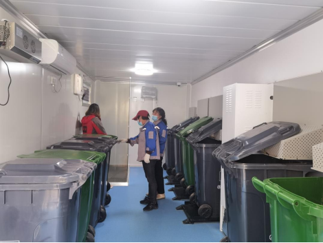 智能垃圾分類房,再生資源回收站廠家,貓先生垃圾分類，垃圾收集房