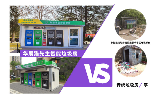 智能分類垃圾房，清潔小屋，垃圾分類收集站生產(chǎn)廠家