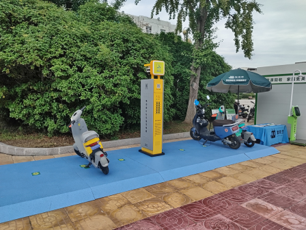 華展貓先生電動(dòng)車充電樁生產(chǎn)廠家，共享電動(dòng)車解決方案