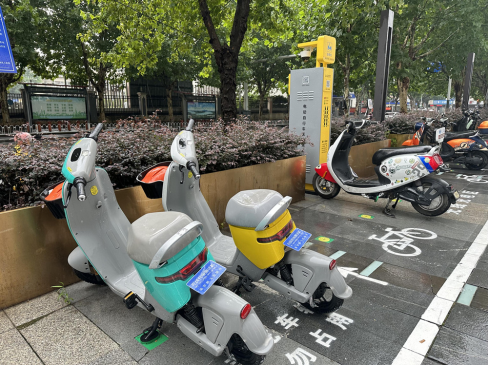 電動自行車充電樁，智能無線充電，電單車充電樁廠家